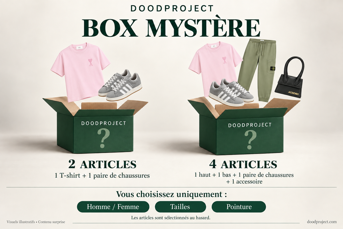 Box Mystère DOOD — deux formules, 2 articles ou 4 articles
