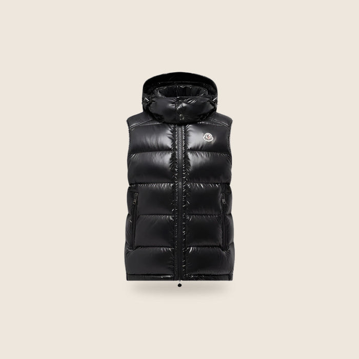 Doudoune sans manches Moncler — Noir capuche