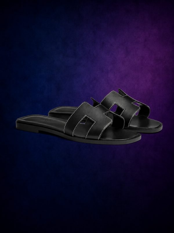 Sandale Oran Cuir Noir