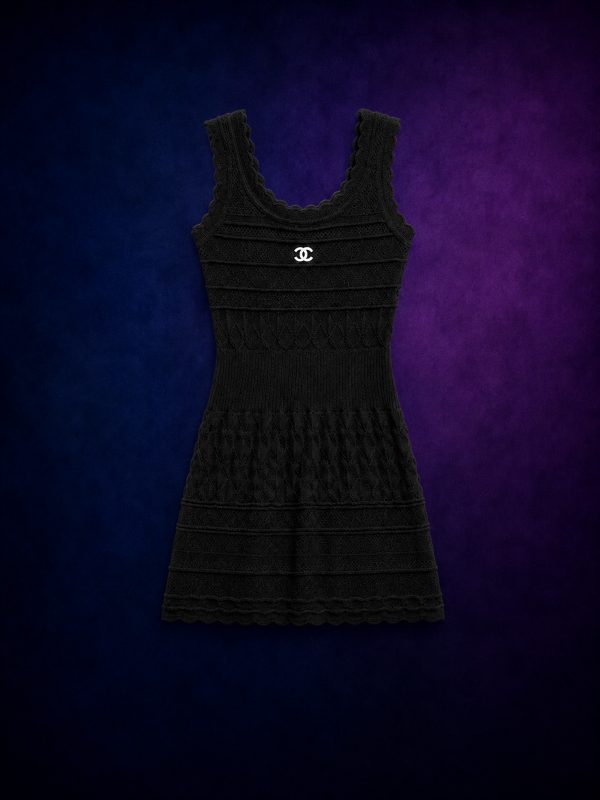Robe Crochet CC Noire