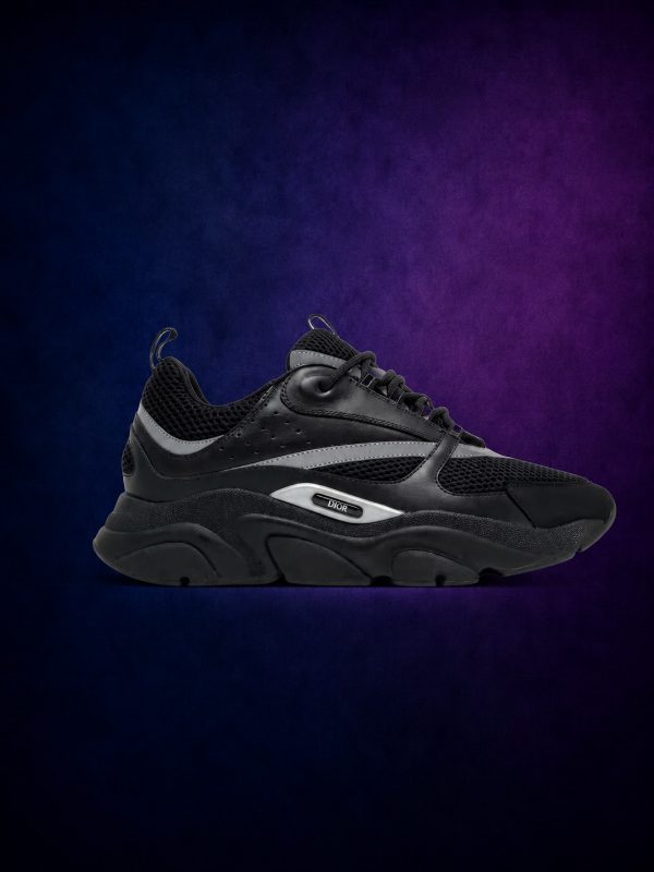 Sneaker B22 Noir Réfléchissant