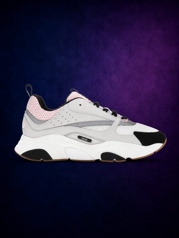 Sneaker B22 Blanc & Rose
