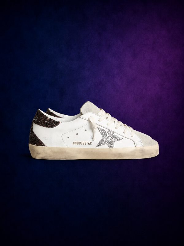 Superstar Blanche Étoile Pailletée