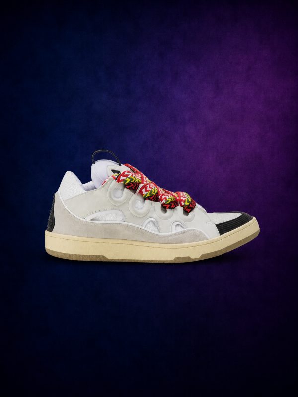 Sneaker Curb Blanc & Gris