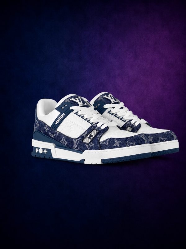 LV Trainer Denim Monogramme