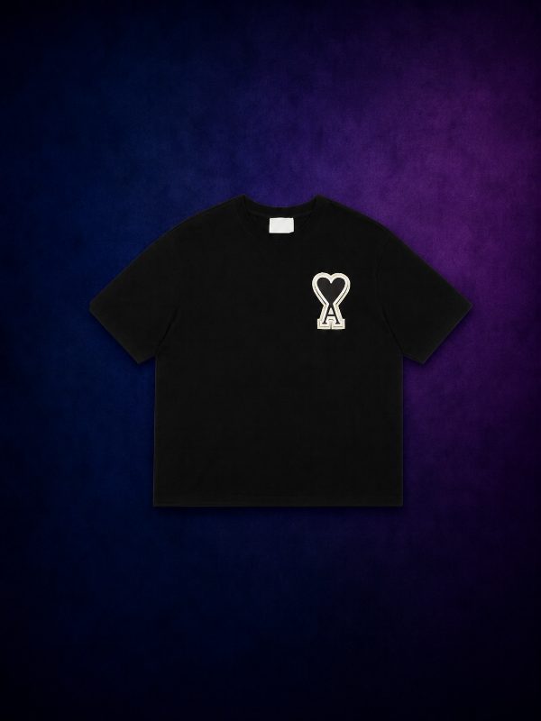 T-shirt Cœur de Paris Noir