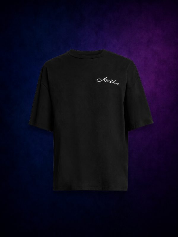 T-shirt Signature Manuscrite Noir