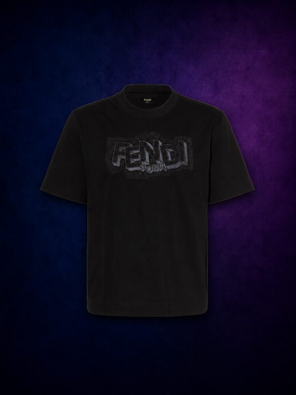 T-shirt Roma Noir Ton sur Ton