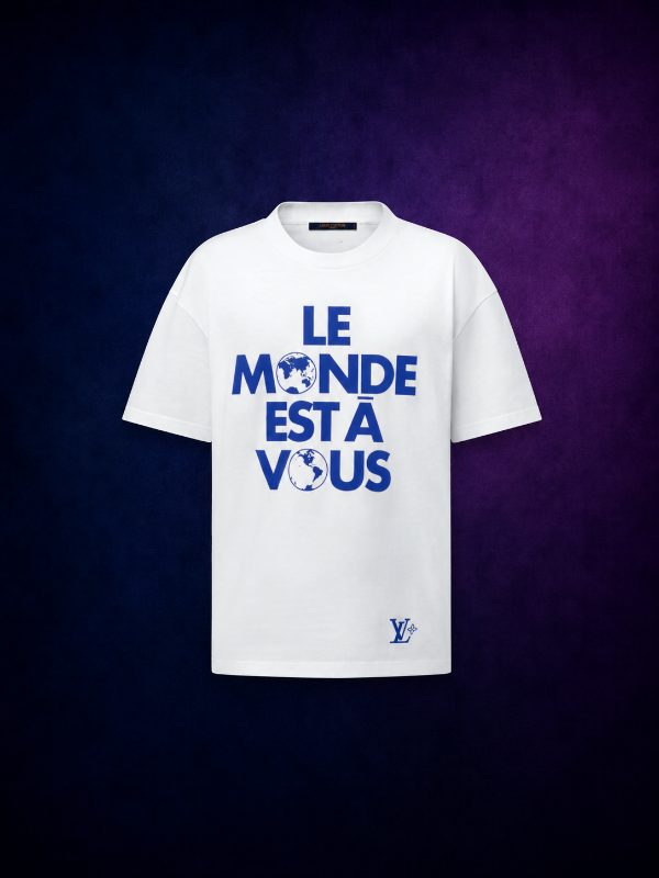 T-shirt Le Monde Est À Vous Blanc