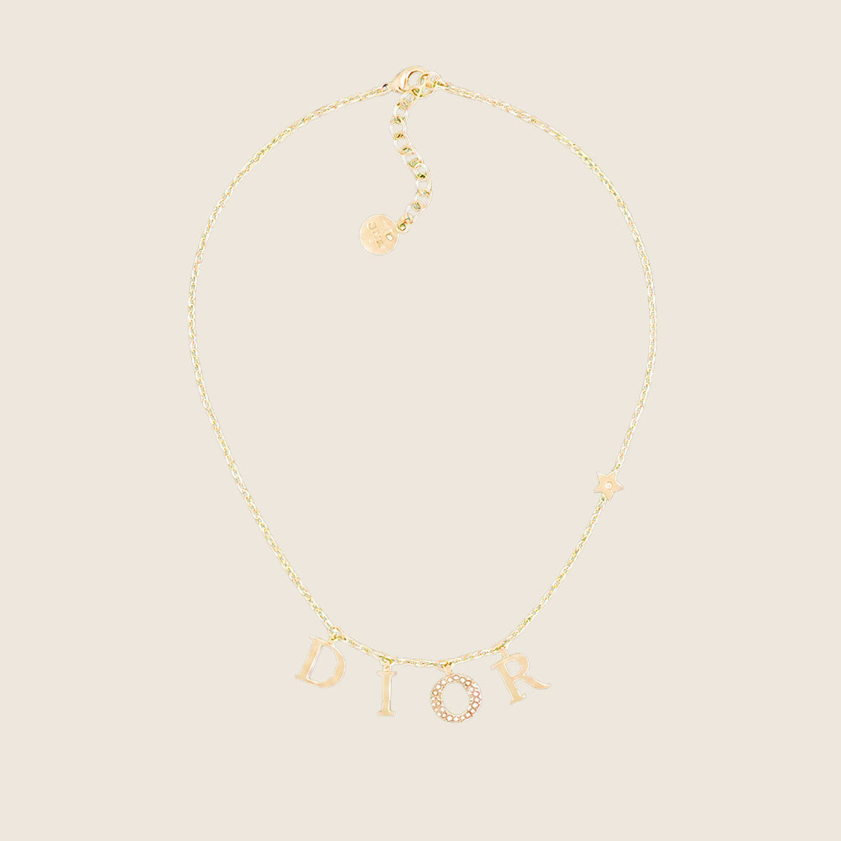 Collier Dior — Or
